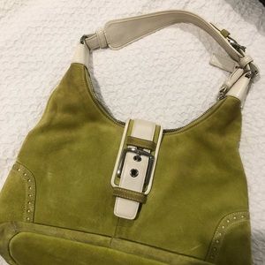 Coach suede purse